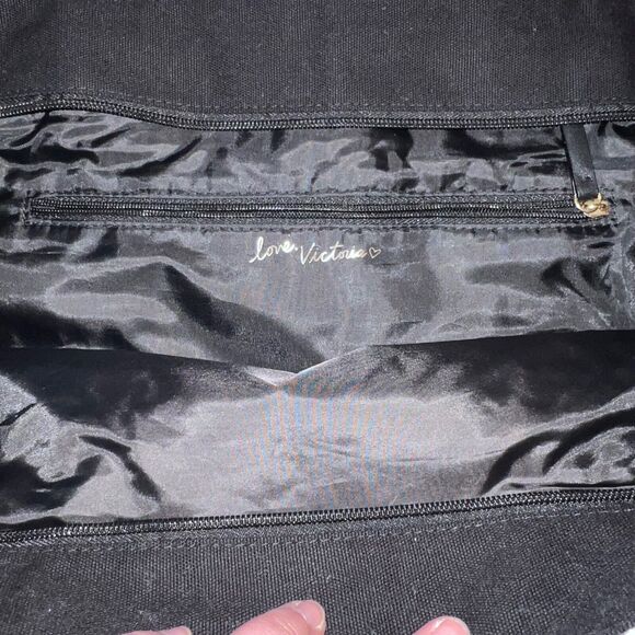 Victorias Secret Womens Large Bag Travel Weekend Leopard Cheetah Animal Print - Picture 14 of 16